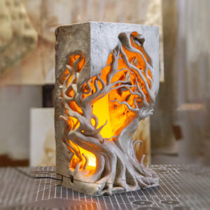 Lamp 001 - Beige Rust